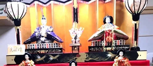 【元値60万円以上】名古屋の名店　人形の守田「雛匠　実渓」豪華十五人揃え7段飾り　上段の親王は台座付きで単独飾り可能