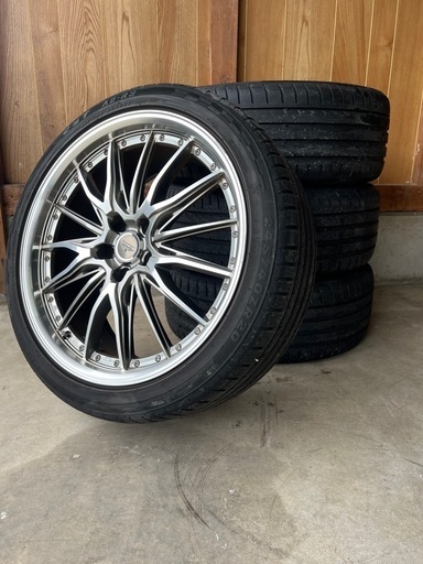 履き替え無料中古タイヤホイール付き245/40ZR20 年製2024アルファード 