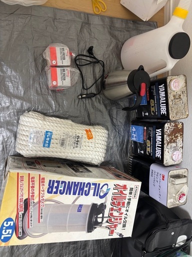 決定！！船外機 メンテナンス用品まとめ売り ヤマハ オイルチェンジャー オイルフィルター オイル ロープ