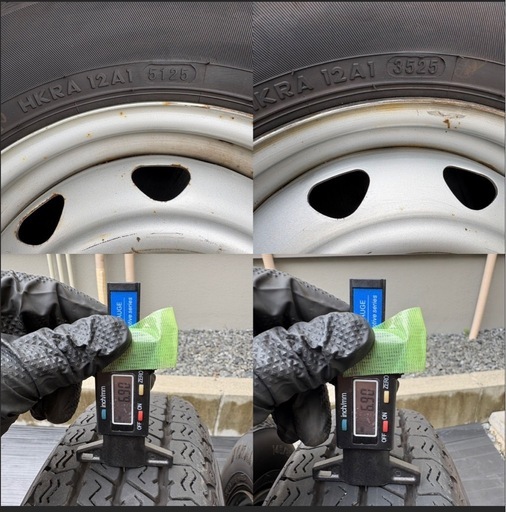 ①軽バン軽トラ 25年‼️バリ山YOKOHAMA 145/80R12 ２本YS