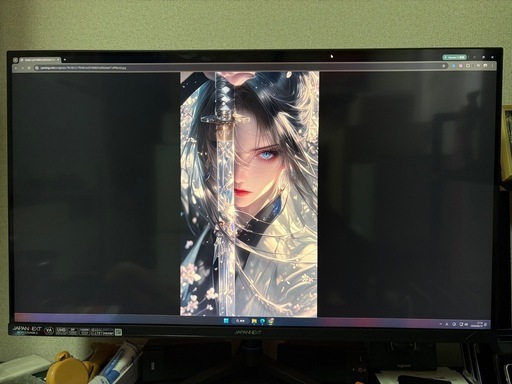 モニター　JAPANNEXT 4K 31.5インチ