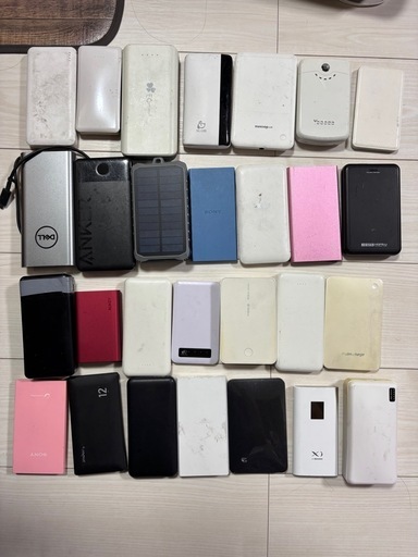 【大量】モバイルバッテリー等 約150個 