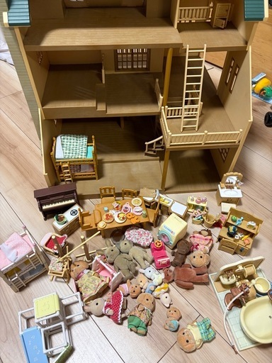 廃盤品】シルバニアファミリー 緑の丘の大きなお家 シルバニア　