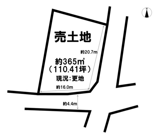 兵庫県丹波市市島町の角地の更地 (じん) 福知山のその他の中古あげます 