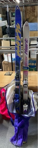スキー板2組・ブーツ・ケースセット (DYNASTAR / Hart / Japana 24cm