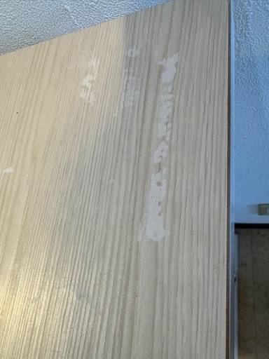 取引中！　　 ?【大川家具・購入価格3,9万円】白木目調 ハイカウンターテーブル 足置きパイプ付き 間仕切り キッチンカウンター【直接