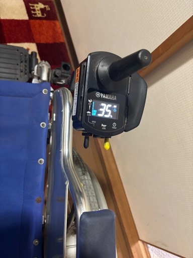 電動車椅子　ヤマハ（YAMAHA）電動ユニット搭載 電動車椅子 バッテリー・充電器付き 