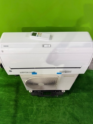 7062f【美品】2023年製 ルームエアコン 東芝 TOSHIBA エアコン RAS-K221E3DX (W) 大清快 K-DXシリ