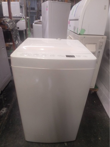 ハイアール AT WM45B 4.5kg 縦型洗濯機 2019年製 (GO) 箱崎の生活家電 【中古】大阪引取限定　Haier 全自動洗濯機 AT-WM45B【KSH1F040】