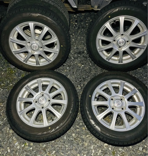 155/65R14 冬タイヤアルミホイール付き (AND1) 本八戸のタイヤ