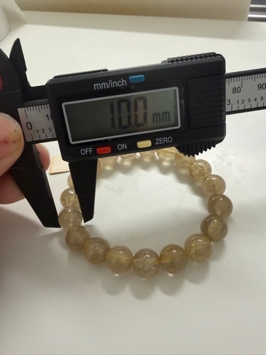 ゴールドルチルクォーツ ブレスレット 