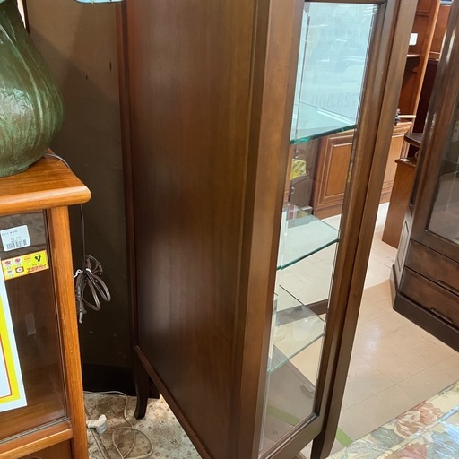 中古品　鎌倉家具物語　ヴェネツィア　キュリオケース　高さ1250mm 公田店