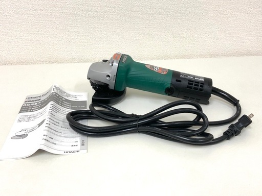 【未使用品】 HITACHI 日立工機 100mm 電気ディスクグラインダ G10SM3 100V 取説/付属品完品 オマケあり