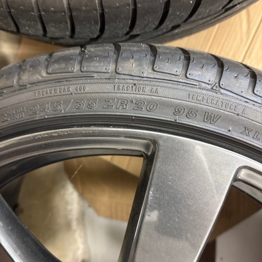 R35GT-R     レイズ製純正ホイール　希少　同サイズ　9.5J　4本