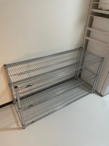【美品】ルミナススチールラック　3段 幅121.5×奥行46×高さ73cm