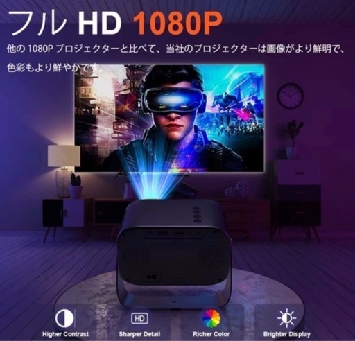 【新品】プロジェクター4K Android内蔵