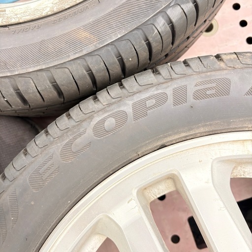 15インチ　アルミホイール　エコピア　ブリジストン　　165/55r15
