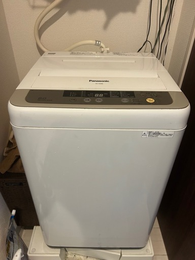 生活家電 ジモティー見た！で5%OFF【6kg全自動洗濯機】Panasonic 