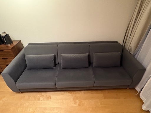 SLATORP スラトルプ 4人掛けソファ 寝椅子付き, ヴィースレ イエロー 【超美品】 半年未満 IKEA  SLATORP ソファ
