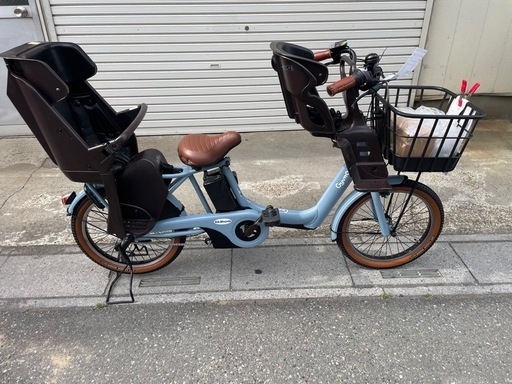 [C14]試乗?中古子供乗せ電動自転車 パナソニックギュットクルームFR・アニーズ なんと+10万円で新車がもう1台付いてくるぅぅぅ‼