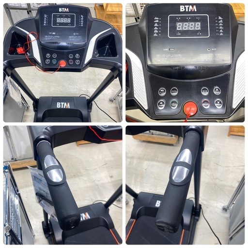 ～受付終了～　　　　　　　　　　　　　　　　　　　　?中古家具は朝霞市の当店へ‼️BTM　電動ルームランナー　ランニングマシン　折りた