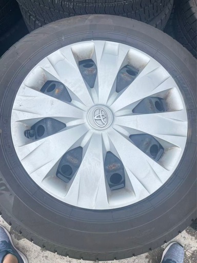 トヨタ純正 195/65R15 ブリヂストン 4本セット ホイール付