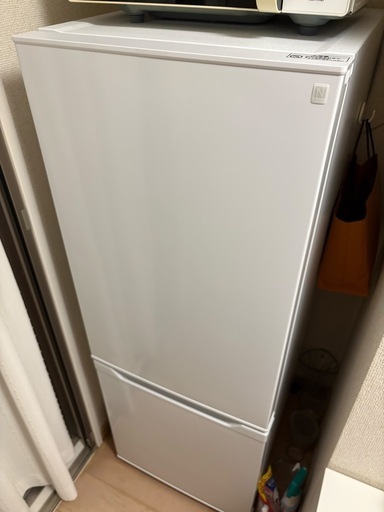  2ドア 冷蔵庫 ホワイト 
