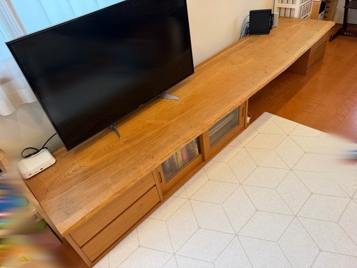 無垢板　オーダーメイド　テレビボード