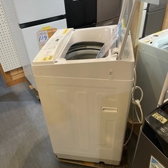 配送可【ニトリ】6K洗濯機☆2023年製 分解クリーニング済み/6ヶ月保証
