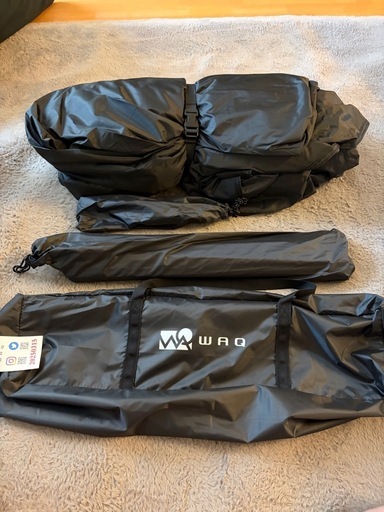 (美品)WAQ EASY SHADE ブラック WAQワック】EASE SHADE 日除けシェード 日除けテント | CAMP MARKET