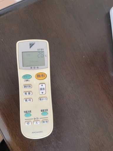 ダイキン　　6畳用エアコン　完動品