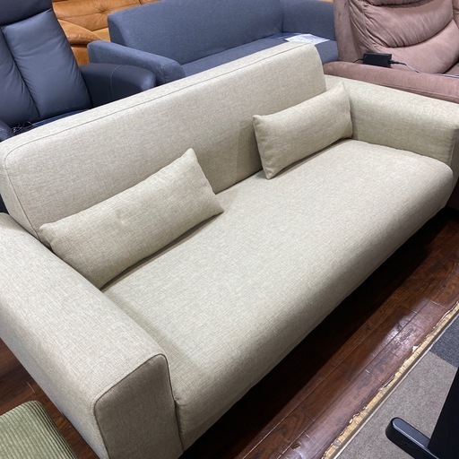 ?モダンテイスト? 2.5Pソファ ファブリック ロータイプ ミニ 