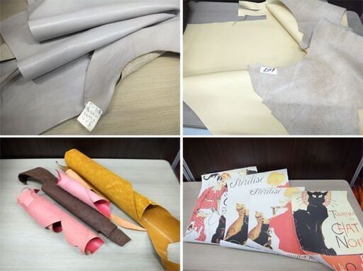 レザークラフト 素材 革 ハギレ まとめ売り(色々) キット 工具 ハンドメイド 革素材重量約8kg 苫小牧西店