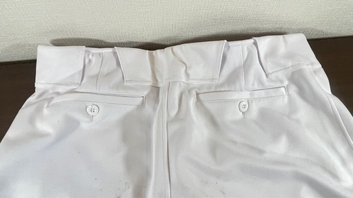 【新品】ソフトボール ユニフォーム 無地　白色　パンツ 大きいサイズ