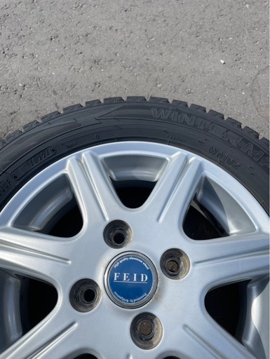ダンロップ　WINTER MAXX WM02 スタッドレス　155/65R13 タイヤホイールセット
