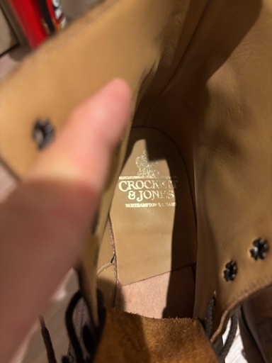 Crockett & Jones CONISTON UK8 E ダークブラウン 美品 箱なし