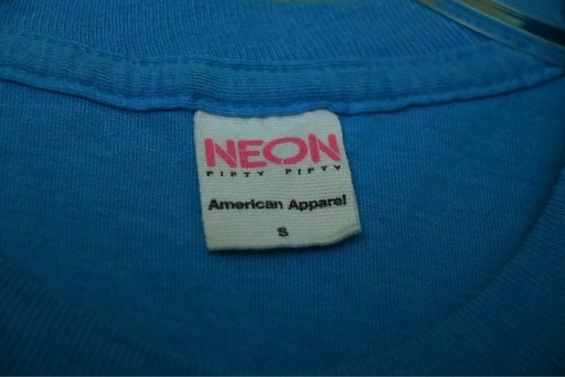 FUZE BEVERAGES プロモーションTシャツ American Apparelボディ ライトブルー S アメリカンアパレル 6ozTシャツ激安卸-ALSTYLEの人気Tシャツがブランド 