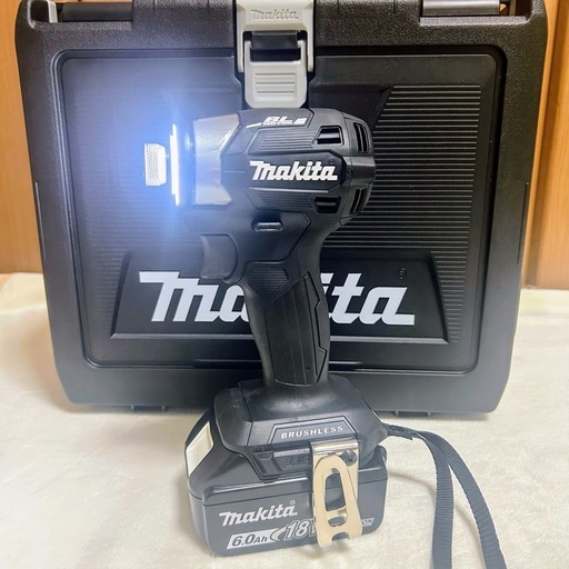 【新品未使用】Makita マキタ TD173D 18V 充電式インパクトドライバー フルセット 6.0Ahバッテリー2個・充電器・ケ