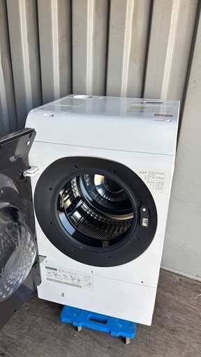 ??①③2021年SHARP クリスタルES-WS14-TL ドラム式洗濯機乾燥　ヒートポンプユニット乾燥 洗剤自動投入11/6kg安