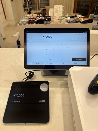 【Square レジスター mPOPキット一式｜バーコードスキャナー付き｜2024年10月購入】 レジスター スターターパック | POSレジ・キャッシュレス決済導入 