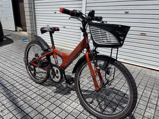 【22インチジュニアマウンテン】ブリヂストン　ジュニアEX スピードメーター付　外装3段変速　若林自転車　膳所店　SALE中❗️