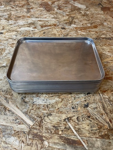 C8070183 まとめて! 業務用 ステンレストレー 17点 まとめ売り 18.5×25.5cm 浅型バット 飲食店 厨房用品 店舗