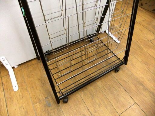 店舗什器 パンフレットスタンド 高さ 約160cm 横幅 約72cm 奥行 約48cm 中古 札幌市 厚別区