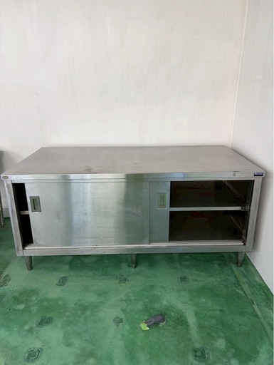 業務用ステンレス作業台　扉付き