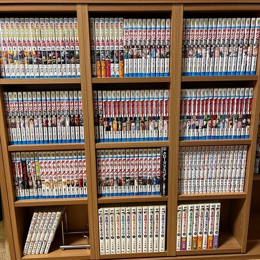 最終価格･稼動式本棚込み･バラ売り可能･ワンピース･怪物事変等漫画大量300冊以上⭐️