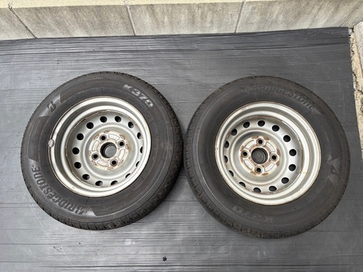 軽バン軽トラ25年BRIDGESTONE 145
/80R12 ２本0625