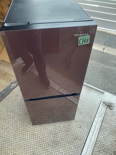 NO C168?福岡市内配送設置無料✨?HR-G13A-BR 冷蔵庫 ブラウン [134L 