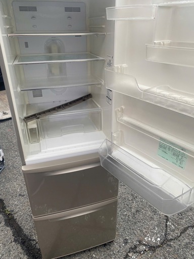 NO C166?福岡市内配送設置無料✨?パナソニック Panasonic エコナビ搭載冷蔵庫（365L・右開き）3ドア シルキーゴール
