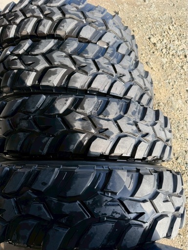 ダンロップ　DUNLOP GRANDTREK MT2 7.50R16 LT 6PR 4本セット 中古タイヤ