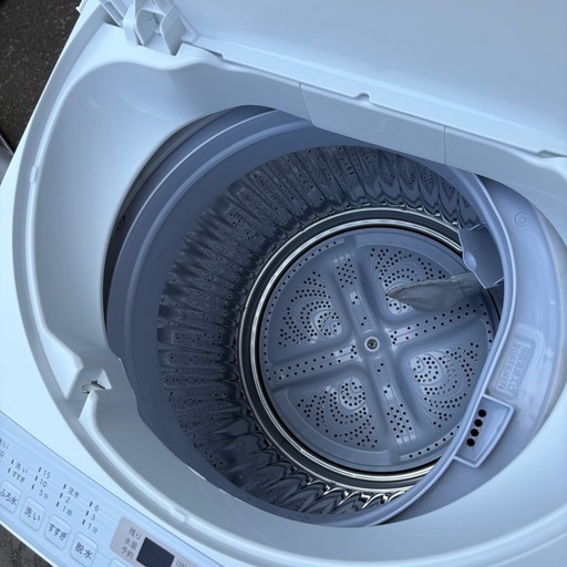 SHARP シャープ　縦型洗濯機　7.0kg ES-GE7C-W 2019年製　風乾燥
